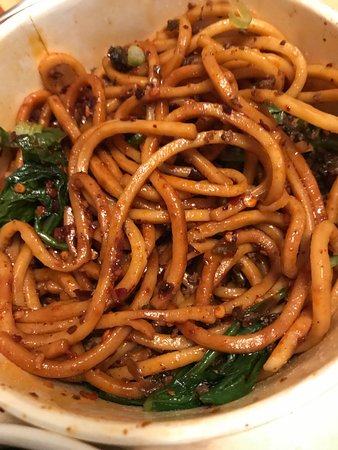 Gu's Dumplings signature dishes Zhong Style DumplingsDan Dan NoodlesChengdu Cold NoodlesSpicy Dried Eggplant